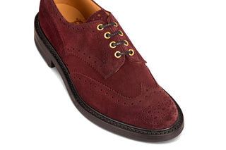 Bourton Country Shoe - Barolo Castorino Suede - R E Tricker Ltd