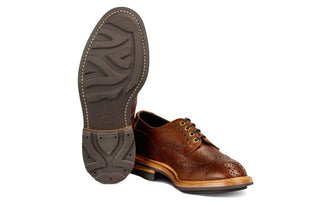 Bourton Country Shoe - Brown Buffalo (Tricker's Exclusive) - R E Tricker Ltd