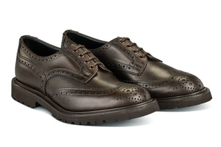 Bourton Country Shoe - Brown Pampus - R E Tricker Ltd