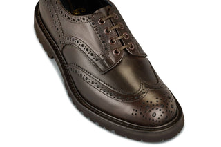 Bourton Country Shoe - Brown Pampus - R E Tricker Ltd