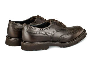 Bourton Country Shoe - Brown Pampus - R E Tricker Ltd