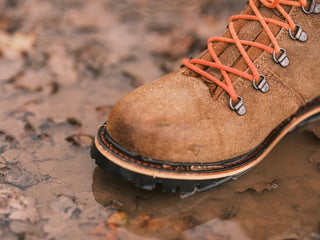 Corbett Walking Boot - Peanut Reverse Suede - R E Tricker Ltd