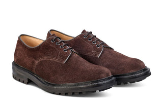 Daniel Tramping Shoe - Charcoal Hairy Suede - R E Tricker Ltd