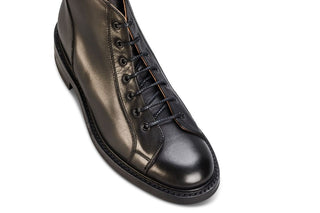 Ethan Monkey Boot - Black Calf - R E Tricker Ltd