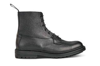 Grassmere Country Boot - Black Scotch Grain - 6 Fitting - R E Tricker Ltd