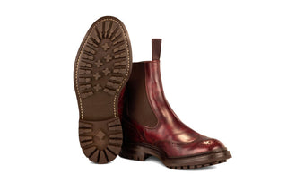 Henry Country Dealer Boot - Burgundy Museum - R E Tricker Ltd