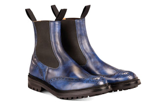 Henry Country Dealer Boot - Navy Museum - R E Tricker Ltd