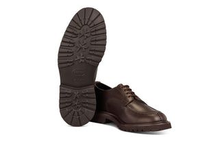 Kilsby Derby Shoe - Brown Pampus - R E Tricker Ltd