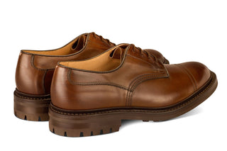 Matlock Country Shoe - Coffee Burnished (5 Fitting) - R E Tricker Ltd