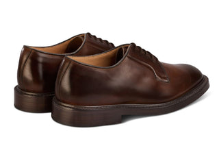 Robert Derby Shoe - Coffee Burnished - R E Tricker Ltd