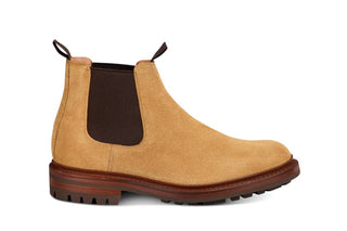 Stephen Low Chelsea Boot - Tan Suede - R E Tricker Ltd