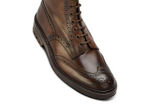Stow Country Boot - Coffee Burnished - R E Tricker Ltd