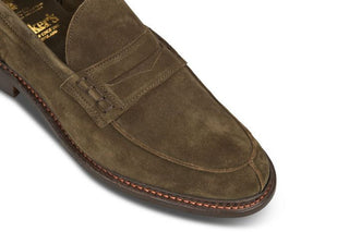 Adam Penny Loafer - Earth Suede - R E Tricker Ltd
