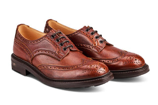 Bourton Country Shoe - Caramel Kudu - R E Tricker Ltd