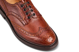 Bourton Country Shoe - Caramel Kudu - R E Tricker Ltd