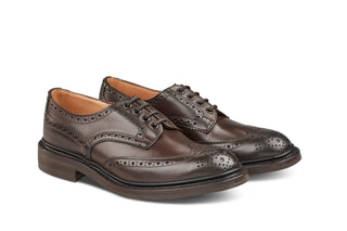 BOURTON COUNTRY SHOE - ESPRESSO BURNISHED - R E Tricker Ltd