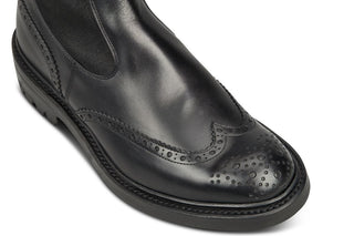 Henry Country Dealer Boot - Black Calf - R E Tricker Ltd