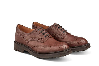 Ilkley Country Shoe - Brown Zug Grain - R E Tricker Ltd
