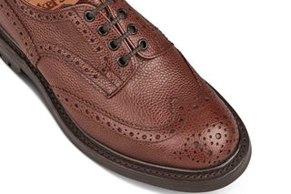 Ilkley Country Shoe - Brown Zug Grain - R E Tricker Ltd