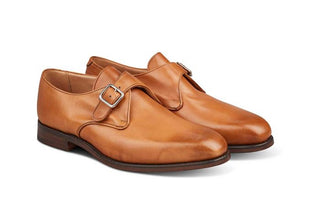 Mayfair Single Buckle Monk Shoe - 1001 Burnished - R E Tricker Ltd