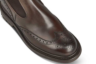 Silvia Country Dealer Boot - Espresso Burnished - R E Tricker Ltd