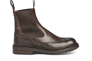 Silvia Country Dealer Boot - Espresso Burnished - R E Tricker Ltd