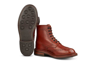 Stephy Brogue Boot - MARRON ANTIQUE - R E Tricker Ltd