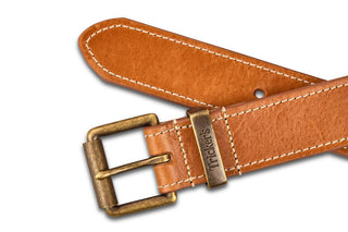 TRICKER'S LEATHER BELT - TAN - R E Tricker Ltd